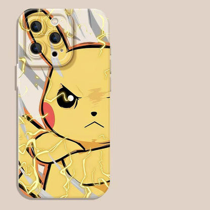 スマホケース  目を引くスタイリッシュなポケモンテーマ  耐衝撃・防振性能に優れ、高級感あふれるスマホケースで、iPhone に対応