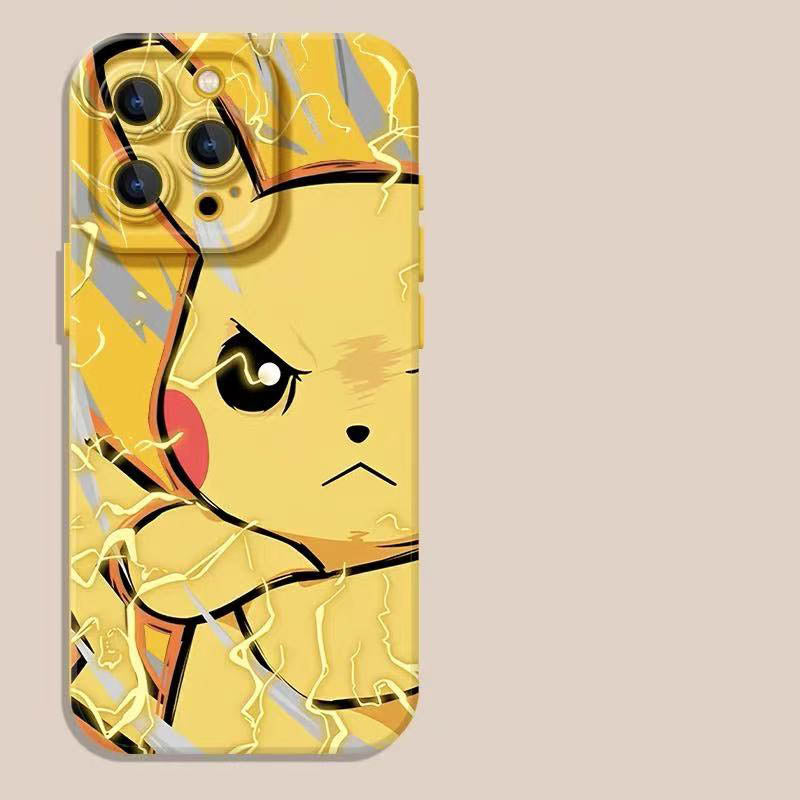 スマホケース  目を引くスタイリッシュなポケモンテーマ  耐衝撃・防振性能に優れ、高級感あふれるスマホケースで、iPhone に対応