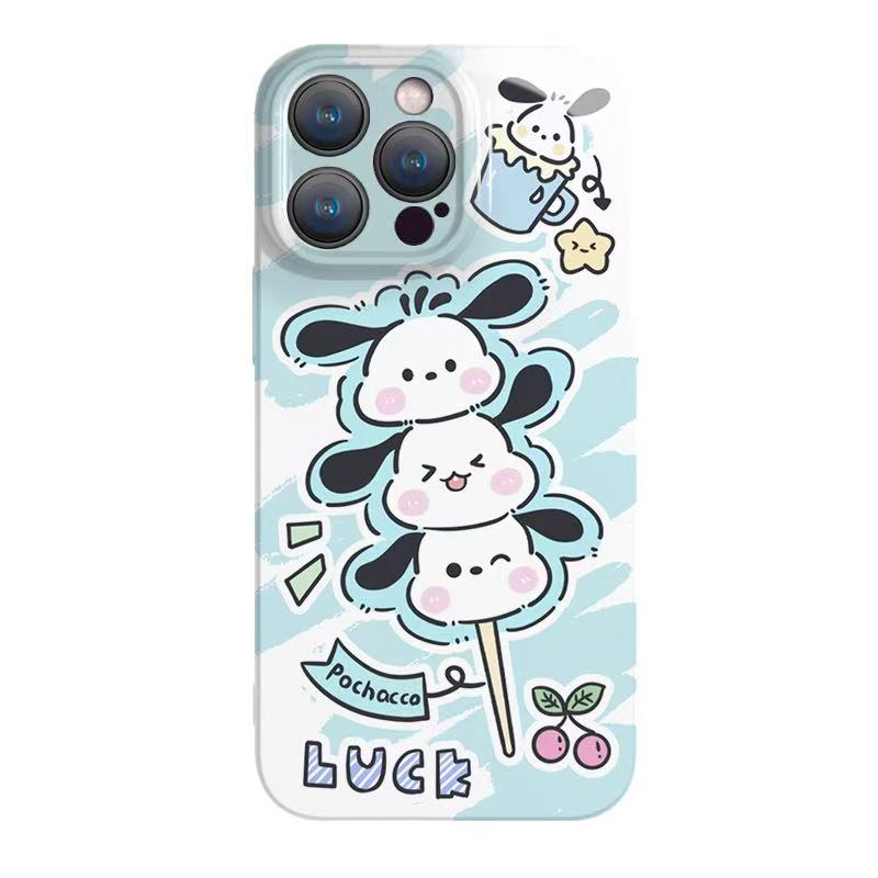 スマホケース ハローキティのつなぎテーマ  耐衝撃・防振性能に優れ、高級感あふれるスマホケースで、iPhone に対応