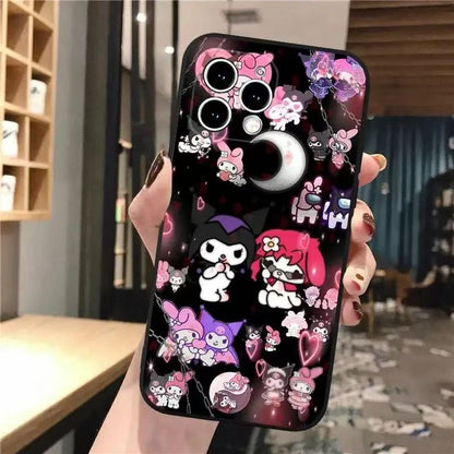 スマホケース  クロミのファンテーマ  耐衝撃・防振性能に優れ、高級感あふれるスマホケースで、iPhone に対応