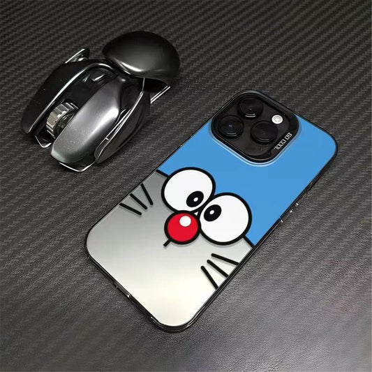 スマホケース  可愛らしいドラえもんテーマ、  耐衝撃・防振性能に優れ、高級感あふれるスマホケースで、iPhone に対応