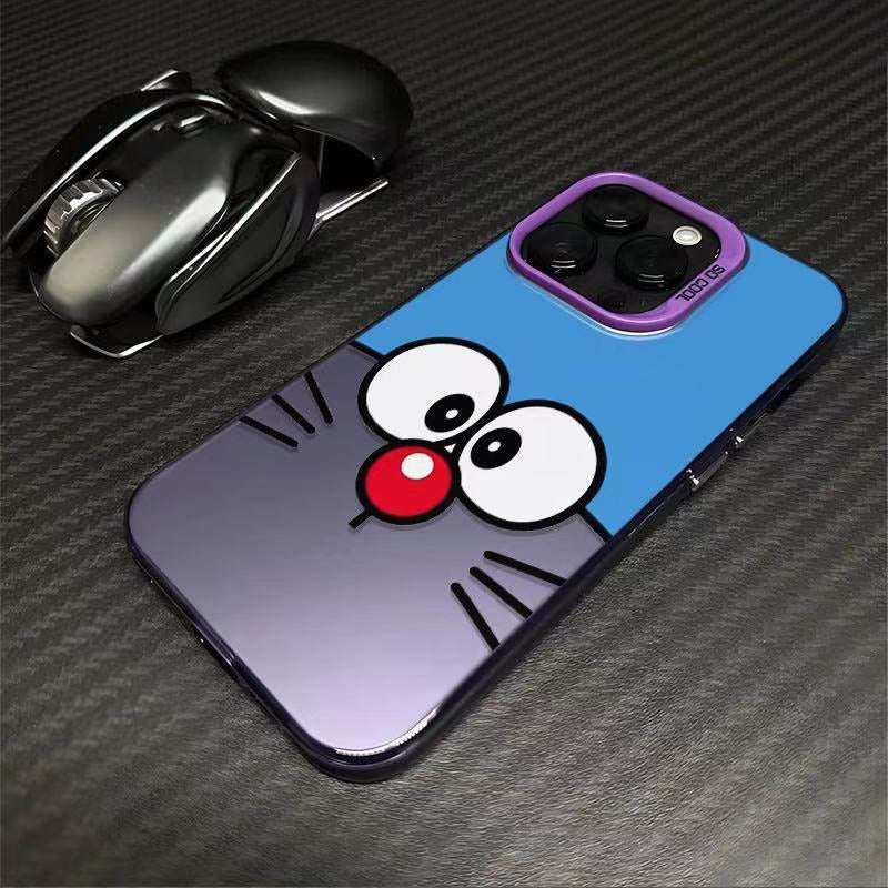 スマホケース  可愛らしいドラえもんテーマ、  耐衝撃・防振性能に優れ、高級感あふれるスマホケースで、iPhone に対応