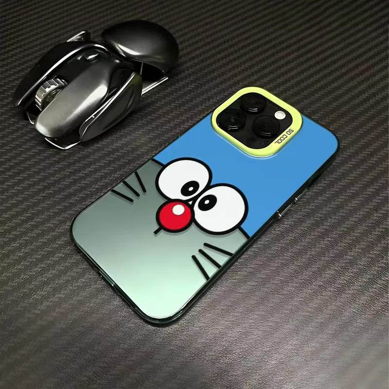 スマホケース  可愛らしいドラえもんテーマ、  耐衝撃・防振性能に優れ、高級感あふれるスマホケースで、iPhone に対応