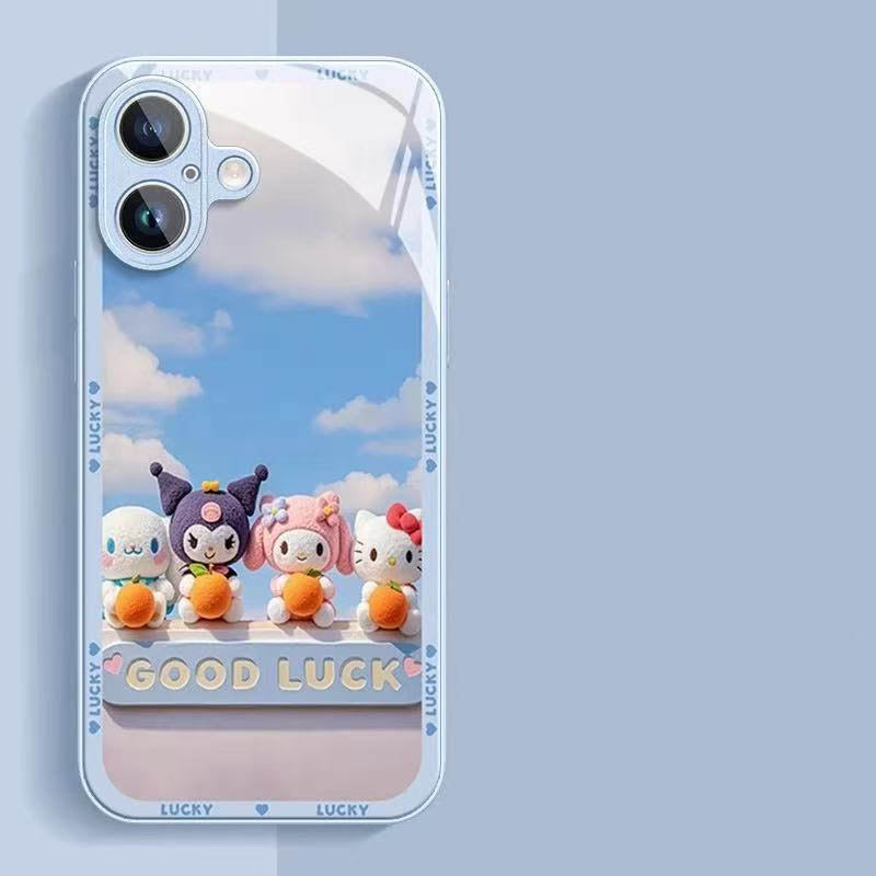 スマホケース  ハローキティ やクロミのファンテーマ、2025限定版 全10種類 耐衝撃・防振性能に優れ、高級感あふれるスマホケースで、iPhone に対応