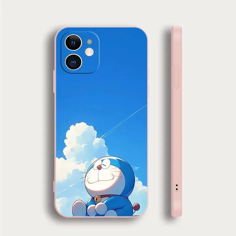 スマホケース  ドラえもんの魅力を高級感溢れるデザイン、  耐衝撃・防振性能に優れ、高級感あふれるスマホケースで、iPhone に対応