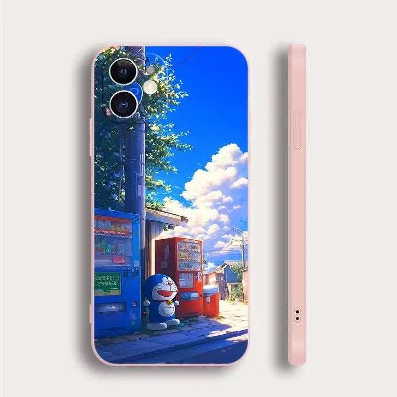 スマホケース  ドラえもんの魅力を高級感溢れるデザイン、  耐衝撃・防振性能に優れ、高級感あふれるスマホケースで、iPhone に対応