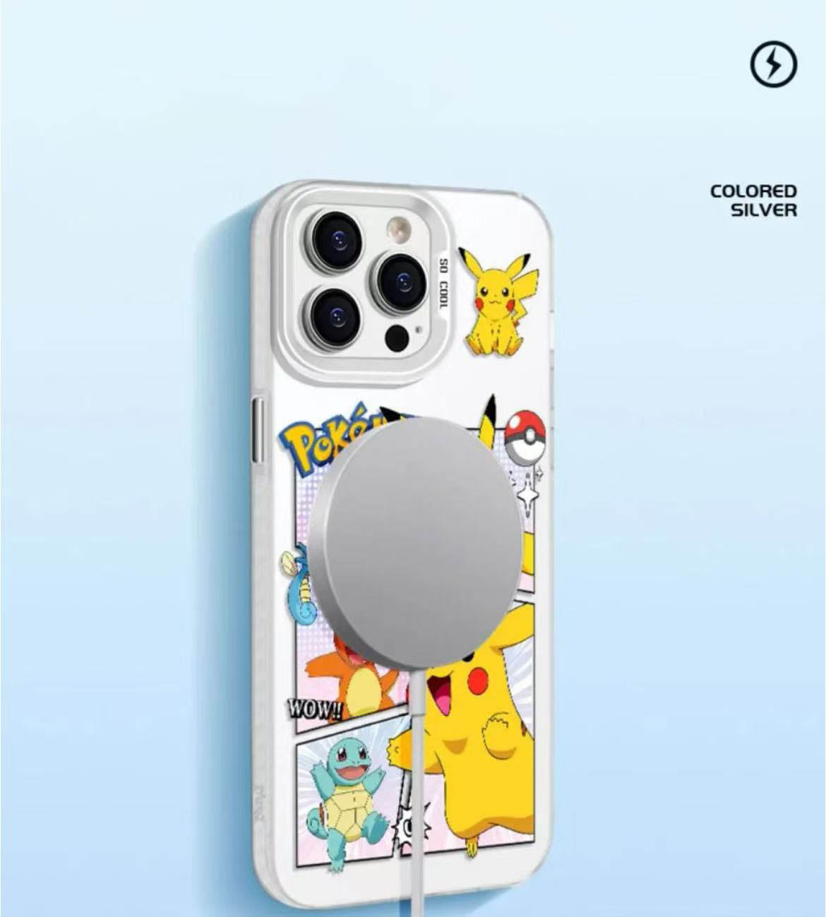 スマホケース  人気ポケモンたちが躍動するカートゥーンデザインのマグネットスマホケースが登場！ 耐衝撃・防振性能に優れ、高級感あふれるスマホケースで、iPhone に対応
