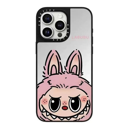 スマホケース  labubuテーマ  耐衝撃・防振性能に優れ、高級感あふれるスマホケースで、iPhone に対応
