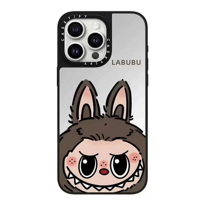スマホケース  labubuテーマ  耐衝撃・防振性能に優れ、高級感あふれるスマホケースで、iPhone に対応