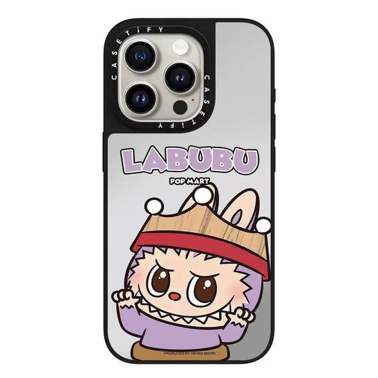 スマホケース  labubuテーマ  耐衝撃・防振性能に優れ、高級感あふれるスマホケースで、iPhone に対応