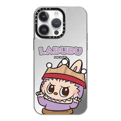 スマホケース  labubuテーマ  耐衝撃・防振性能に優れ、高級感あふれるスマホケースで、iPhone に対応