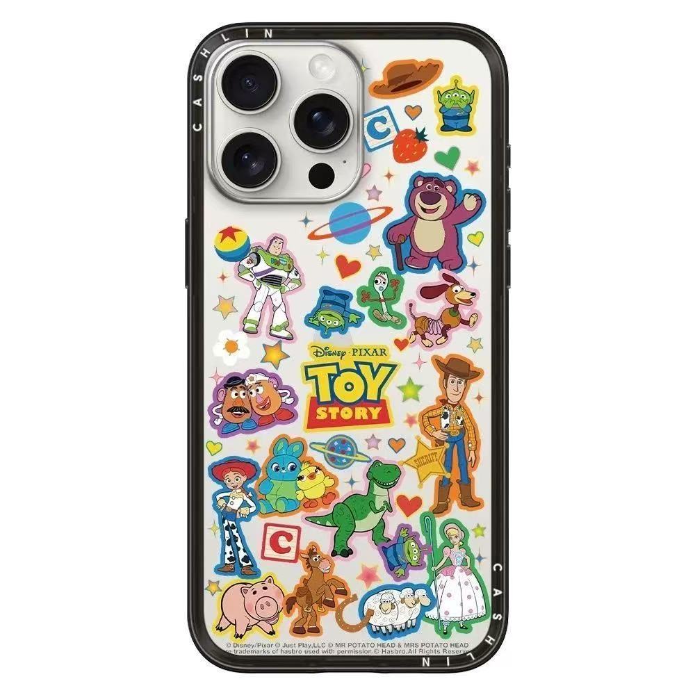 スマホケース  マルチなステッカーテーマ  耐衝撃・防振性能に優れ、高級感あふれるスマホケースで、iPhone に対応