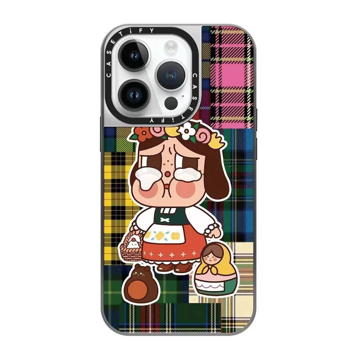 スマホケース  ちびまる子ちゃんテーマ  耐衝撃・防振性能に優れ、高級感あふれるスマホケースで、iPhone に対応