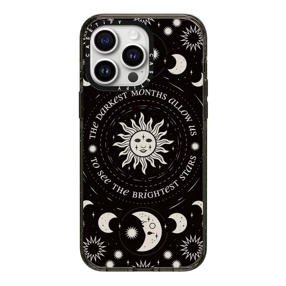 スマホケース  星屑テーマ  耐衝撃・防振性能に優れ、高級感あふれるスマホケースで、iPhone に対応