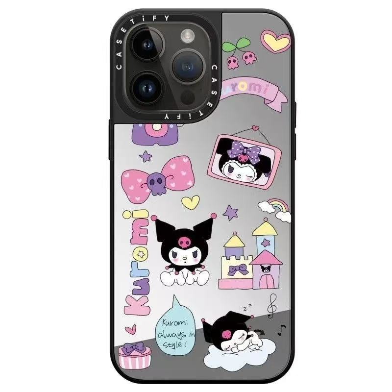 スマホケース  クロミの世界テーマ  耐衝撃・防振性能に優れ、高級感あふれるスマホケースで、iPhone に対応