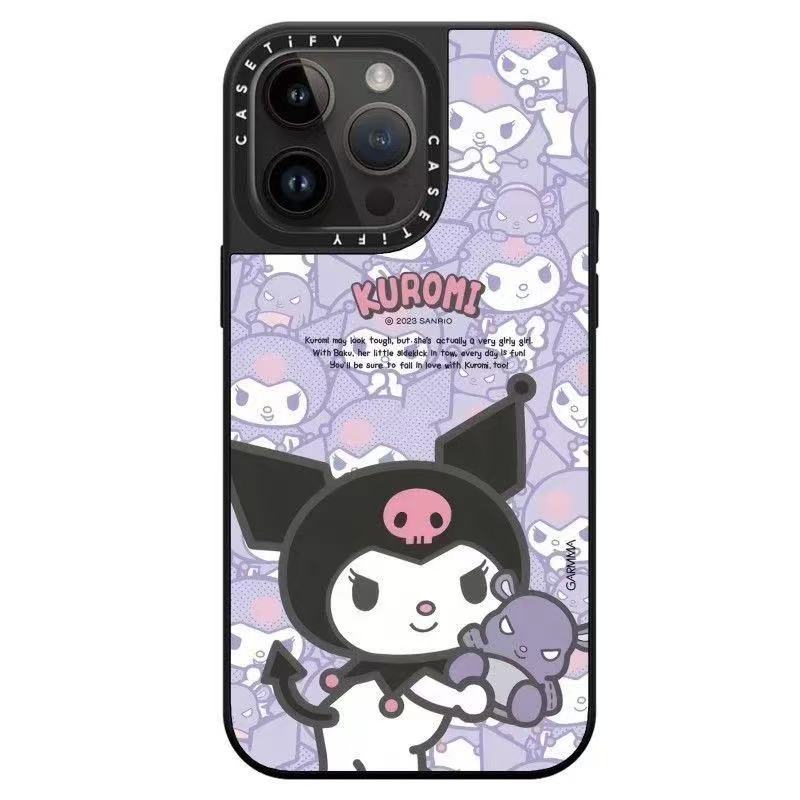スマホケース  クロミの世界テーマ  耐衝撃・防振性能に優れ、高級感あふれるスマホケースで、iPhone に対応