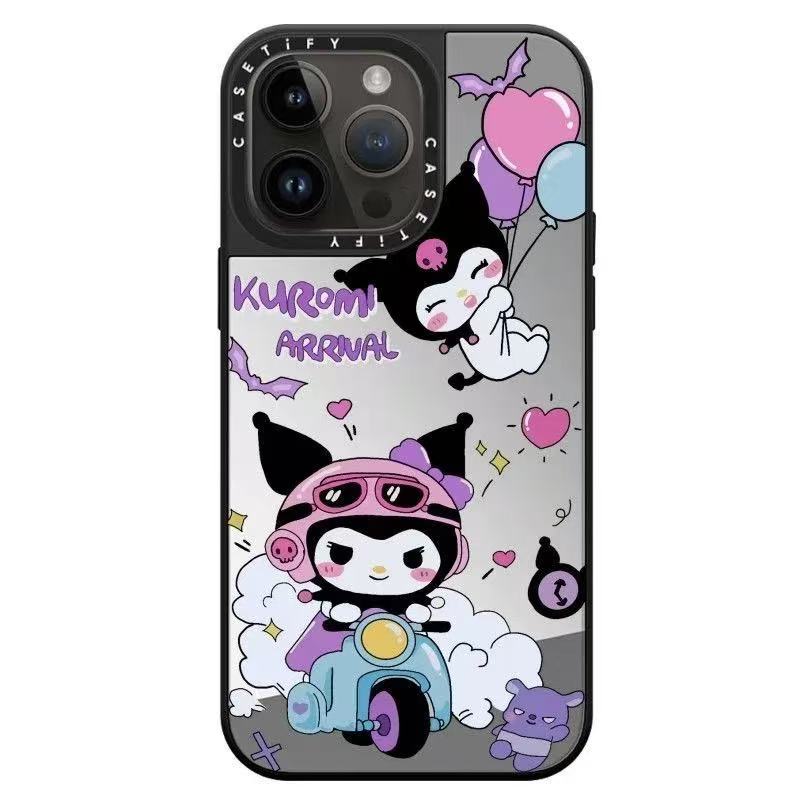 スマホケース  クロミの世界テーマ  耐衝撃・防振性能に優れ、高級感あふれるスマホケースで、iPhone に対応