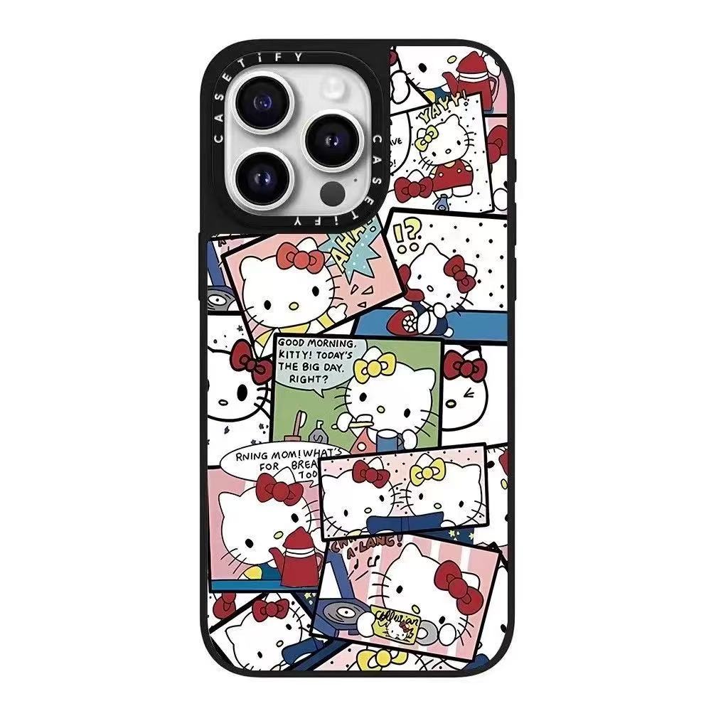 スマホケース  三麗鷗キャラクターテーマ  耐衝撃・防振性能に優れ、高級感あふれるスマホケースで、iPhone に対応