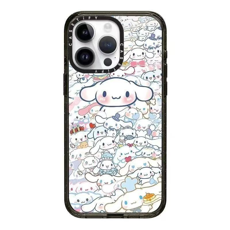 スマホケース  三麗鷗人気キャラクターテーマ  耐衝撃・防振性能に優れ、高級感あふれるスマホケースで、iPhone に対応