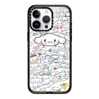 スマホケース  三麗鷗人気キャラクターテーマ  耐衝撃・防振性能に優れ、高級感あふれるスマホケースで、iPhone に対応
