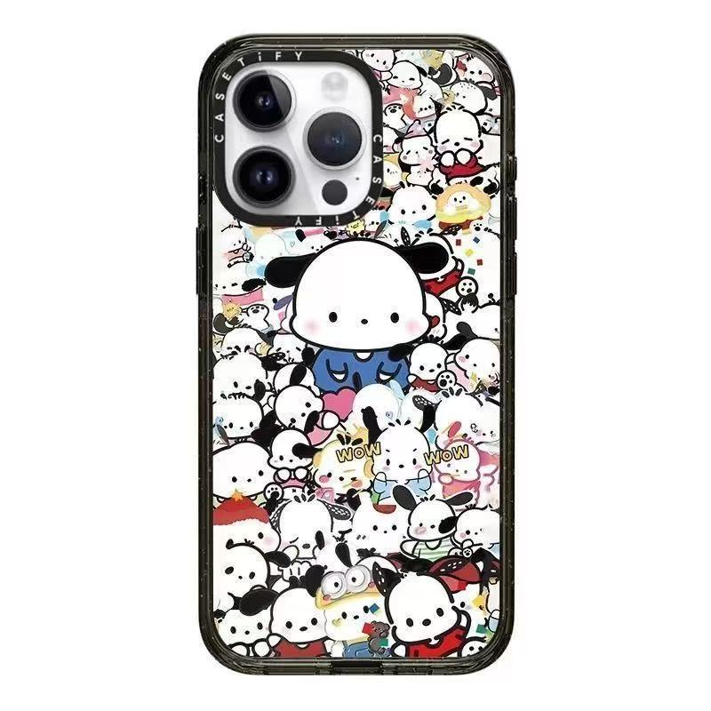 スマホケース  三麗鷗人気キャラクターテーマ  耐衝撃・防振性能に優れ、高級感あふれるスマホケースで、iPhone に対応