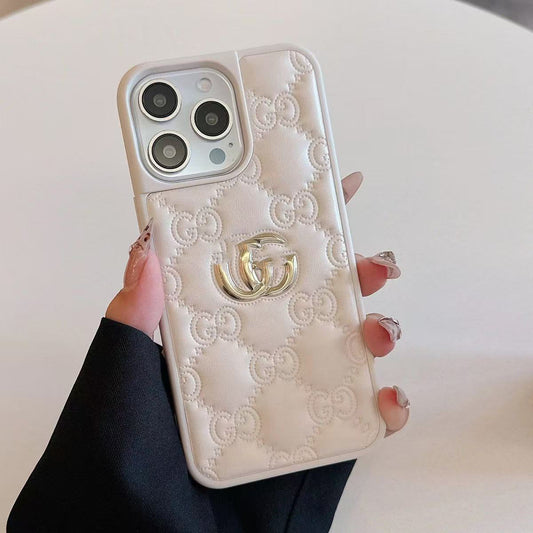 スマホケース  ダブルG   耐衝撃・防振性能に優れ、高級感あふれるスマホケースで、iPhone に対応