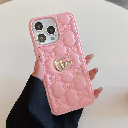 スマホケース  ダブルG   耐衝撃・防振性能に優れ、高級感あふれるスマホケースで、iPhone に対応