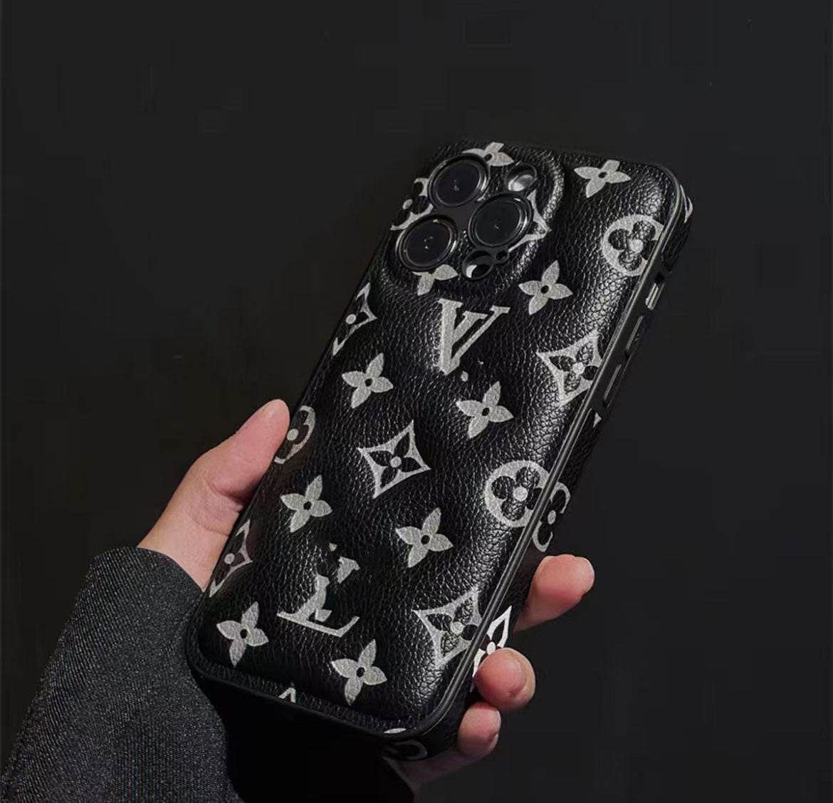 スマホケース  ダブルVL   耐衝撃・防振性能に優れ、高級感あふれるスマホケースで、iPhone に対応