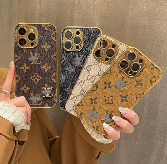 スマホケース  ダブルVL ダブルＧ  耐衝撃・防振性能に優れ、高級感あふれるスマホケースで、iPhone に対応
