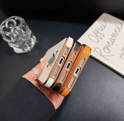 スマホケース ダブルVL  耐衝撃・防振性能に優れ、高級感あふれるスマホケースで、iPhone に対応