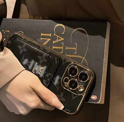 スマホケース ダブルVL ダブルＧ カード差込可能  耐衝撃・防振性能に優れ、高級感あふれるスマホケースで、iPhone に対応
