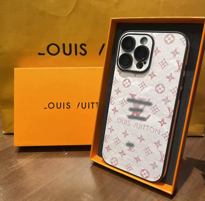 スマホケース レーザーレザー ダブルVL  耐衝撃・防振性能に優れ、高級感あふれるスマホケースで、iPhone に対応