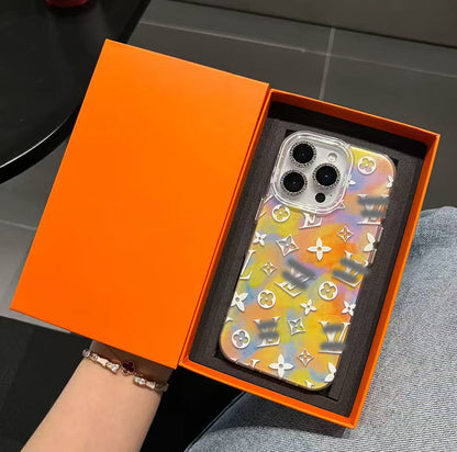 スマホケース ダブルV C 耐衝撃・防振性能に優れ、高級感あふれるスマホケースで、iPhone に対応