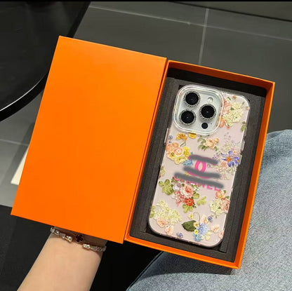スマホケース ダブルV C 耐衝撃・防振性能に優れ、高級感あふれるスマホケースで、iPhone に対応