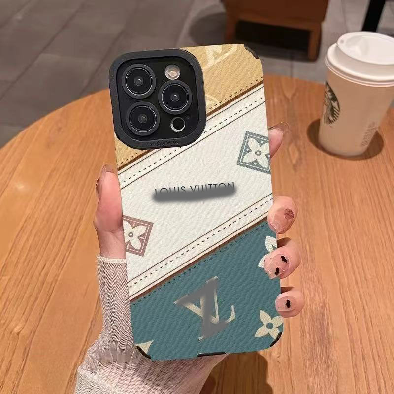 スマホケース ダブルV  耐衝撃・防振性能に優れ、高級感あふれるスマホケースで、iPhone に対応