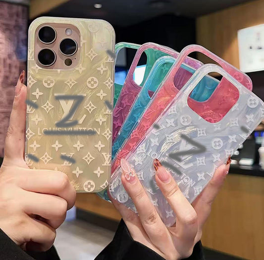 スマホケース  羽紗高級感　ダブルV  耐衝撃・防振性能に優れ、高級感あふれるスマホケースで、iPhone に対応