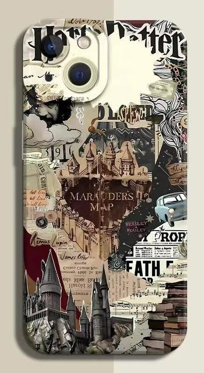 スマホケース ハリー・ポッターテーマのスマホケース！  耐衝撃・防振性能に優れ、高級感あふれるスマホケースで、iPhone に対応