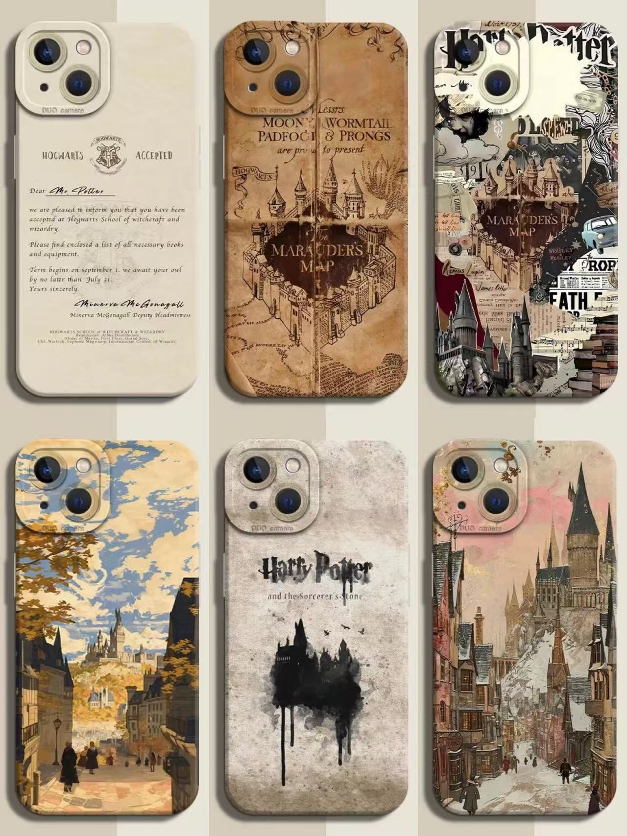 スマホケース ハリー・ポッターテーマのスマホケース！  耐衝撃・防振性能に優れ、高級感あふれるスマホケースで、iPhone に対応