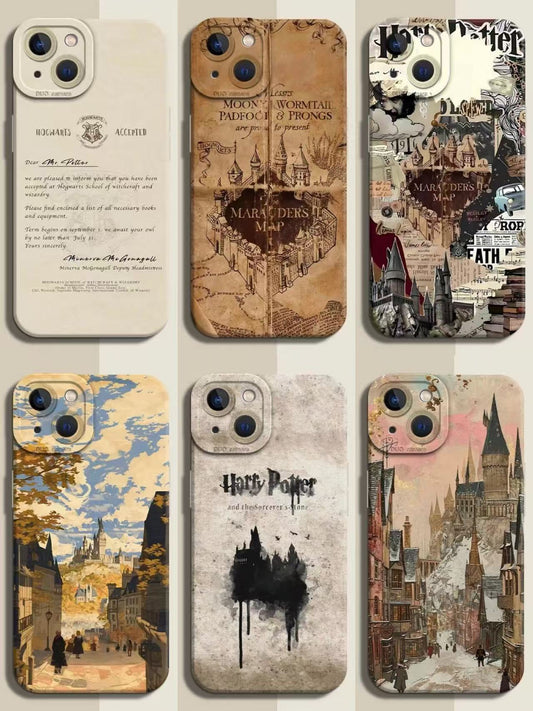 スマホケース ハリー・ポッターテーマのスマホケース！  耐衝撃・防振性能に優れ、高級感あふれるスマホケースで、iPhone に対応