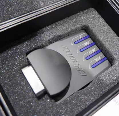 カー用品  OBD デジタルディスプレイ、改装メーター、液晶式多機能ターボ・水温・回転数・過給圧レーシングメーター（3 連式