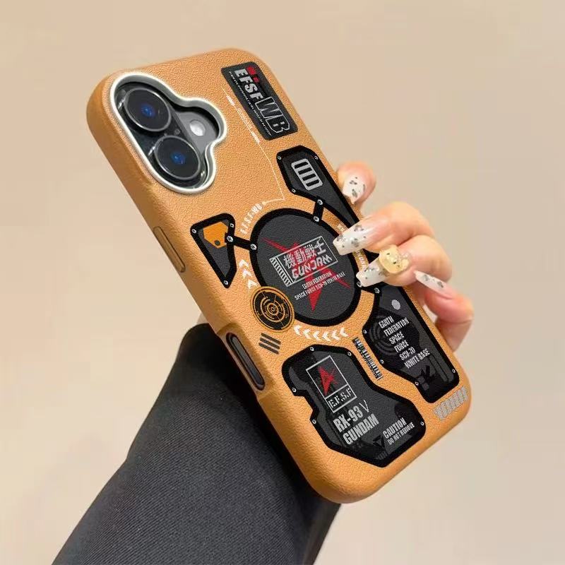 スマホケース 機動戦士をテーマにしたスマホケースです！  耐衝撃・防振性能に優れ、高級感あふれるスマホケースで、iPhone に対応