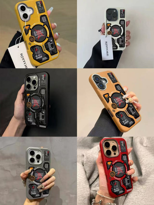 スマホケース 機動戦士をテーマにしたスマホケースです！  耐衝撃・防振性能に優れ、高級感あふれるスマホケースで、iPhone に対応