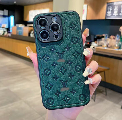 スマホケース  高級感  ダブルV  耐衝撃・防振性能に優れ、高級感あふれるスマホケースで、iPhone に対応