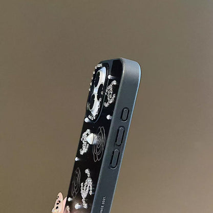 スマホケース  高級感  ダブルC  耐衝撃・防振性能に優れ、高級感あふれるスマホケースで、iPhone に対応