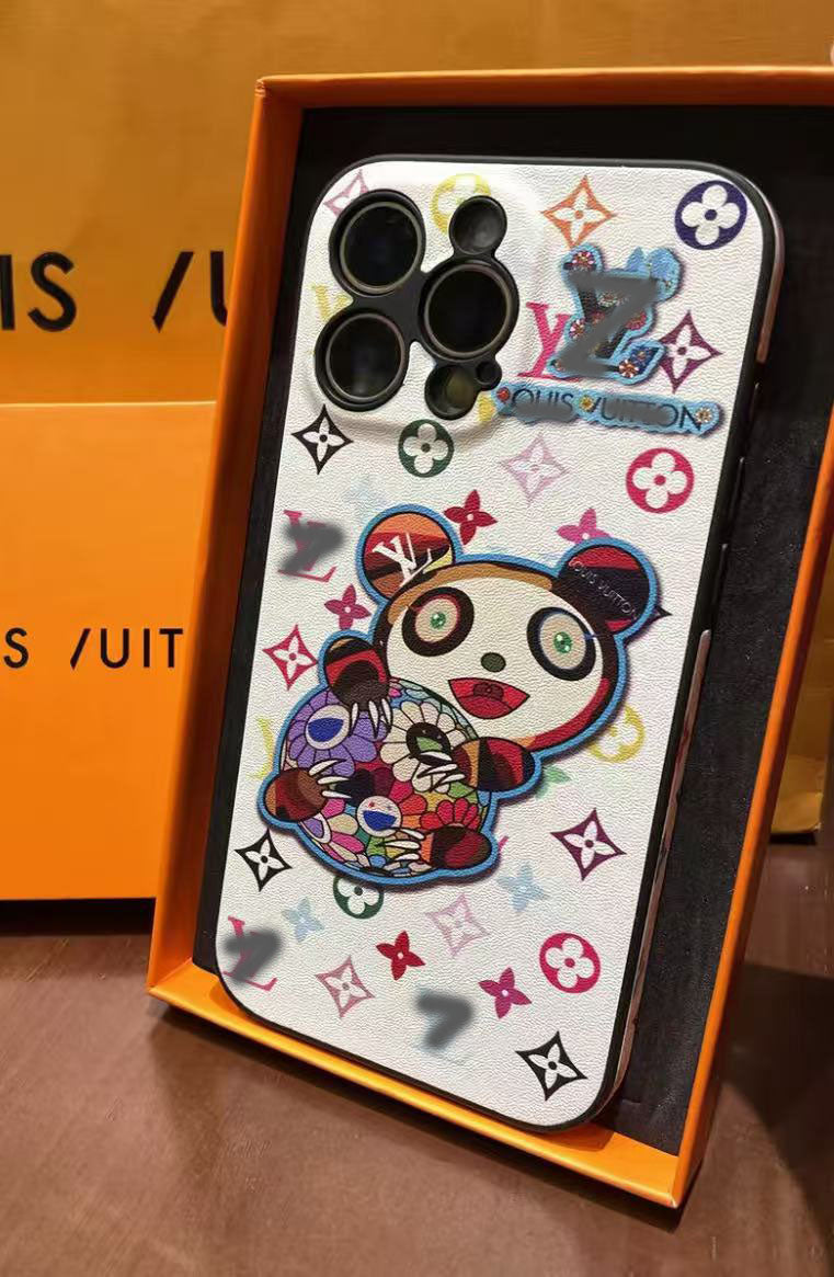 スマホケース  高級感 レザー製 ロゴが画面いっぱい  ダブルＶ 耐衝撃・防振性能に優れ、高級感あふれるスマホケースで、iPhone に対応