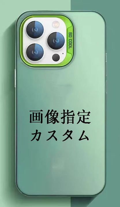 スマホケースカスタムシリーズ  カラーシルバーケース  耐衝撃・防振性能に優れ、高級感あふれるスマホケースで、iPhone に対応
