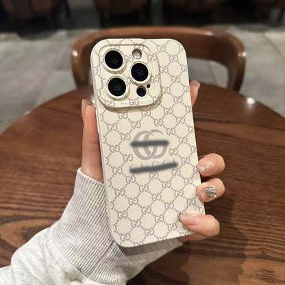 スマホケース  高級感 軟質シリコン  ダブルG 全14色 耐衝撃・防振性能に優れ、高級感あふれるスマホケースで、iPhone に対応