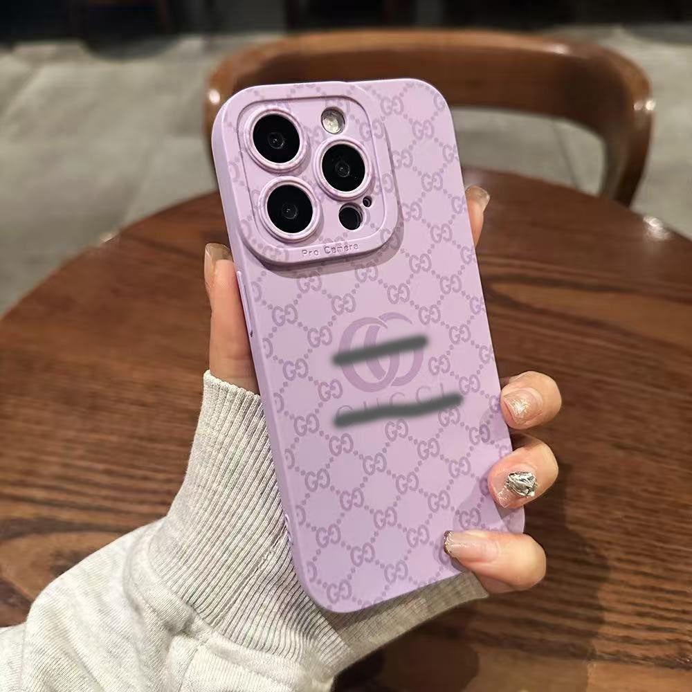 スマホケース  高級感 軟質シリコン  ダブルG 全14色 耐衝撃・防振性能に優れ、高級感あふれるスマホケースで、iPhone に対応