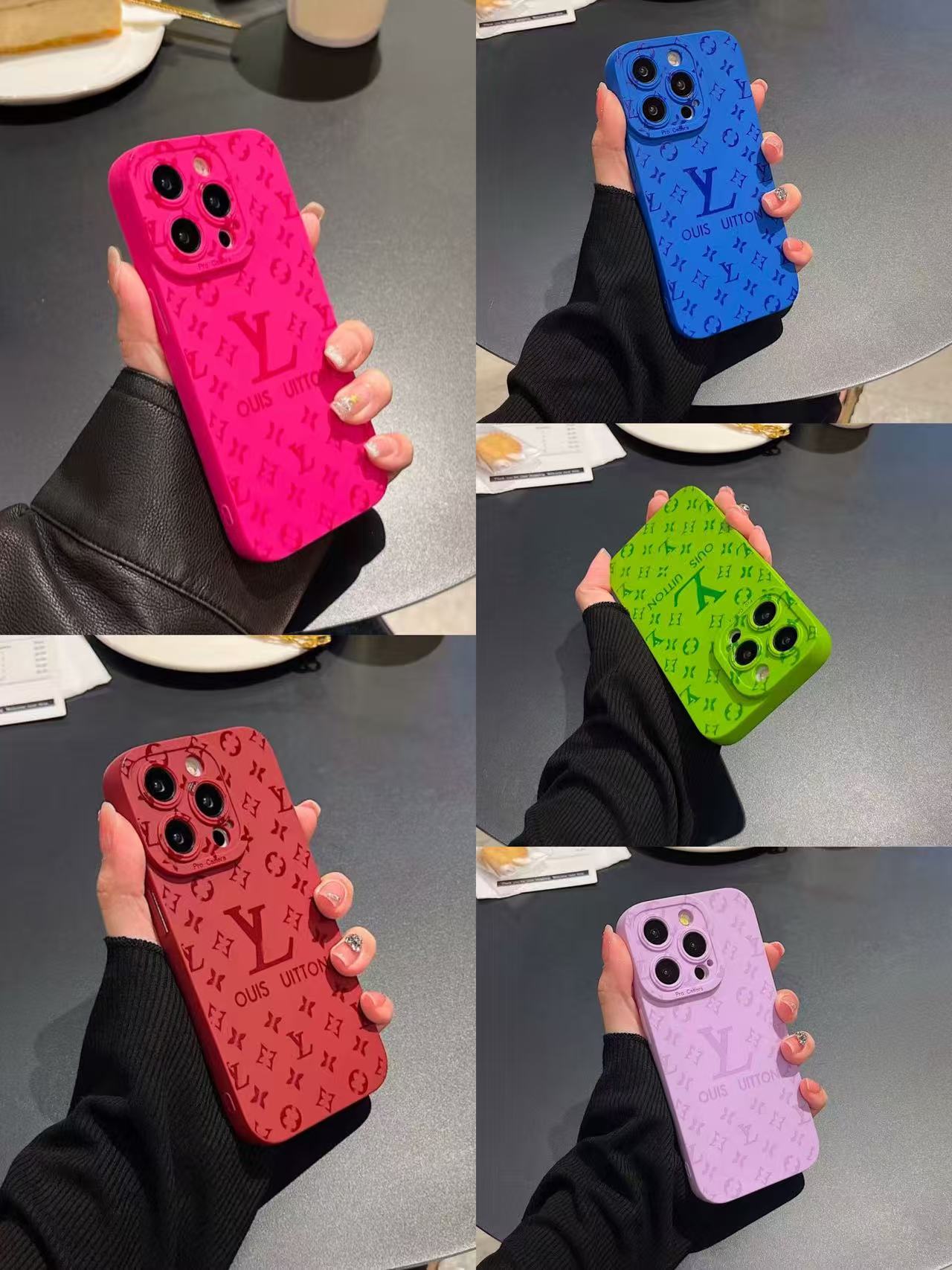 スマホケース 全10色   耐衝撃・防振性能に優れ、高級感あふれるスマホケースで、iPhone に対応