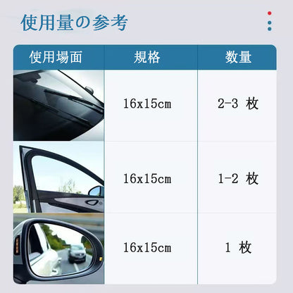 自動車ガラス油膜  除去ワイプ カーウィンドークリーナー 車両用清掃用品    強力汚れ落とし  急送出荷